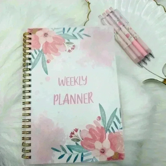 Floral Weekly Planner and Pen Set Bundle - Picture 9 of 9